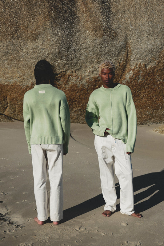 Heavy Knit Sweater - Pistachio