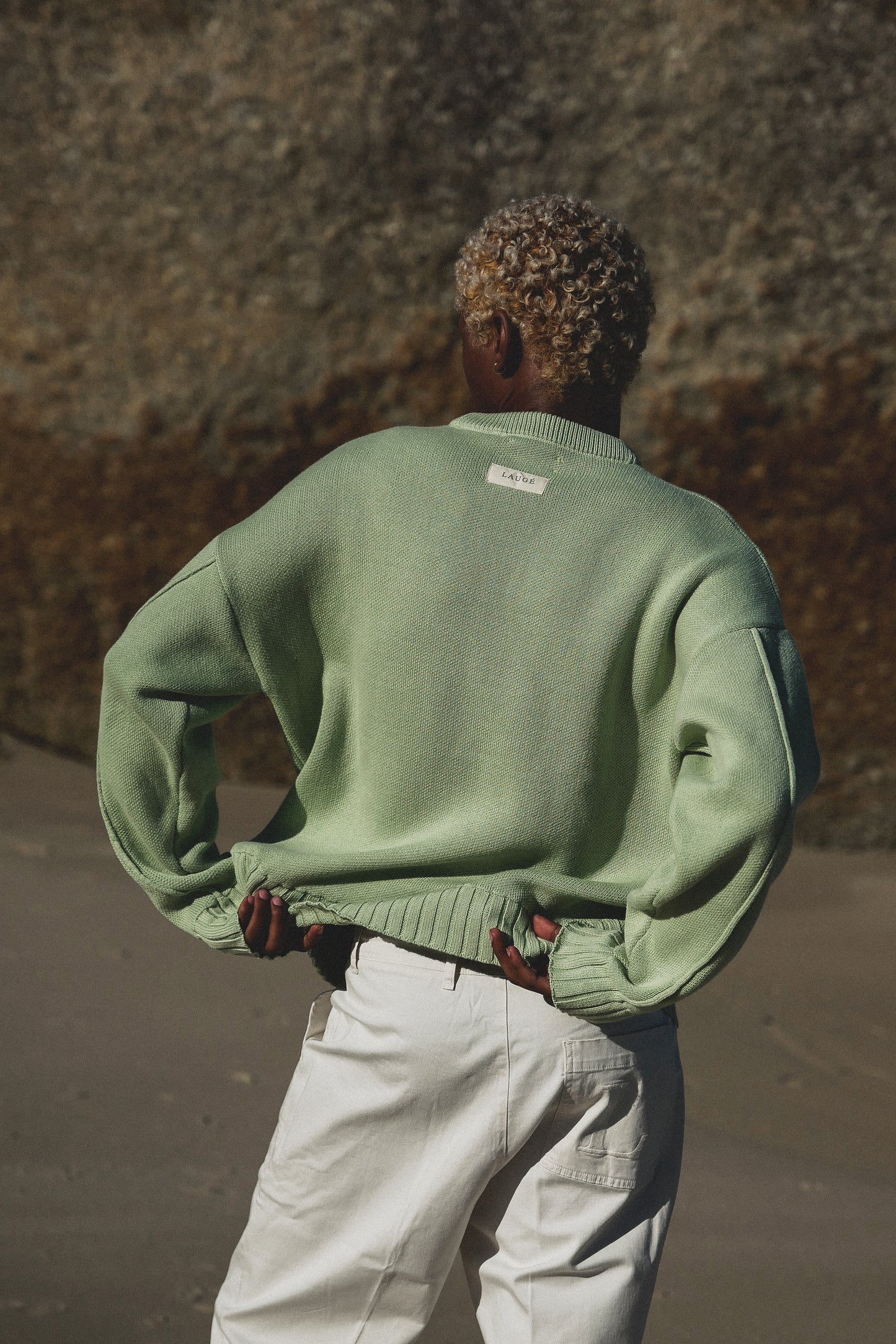 Heavy Knit Sweater - Pistachio