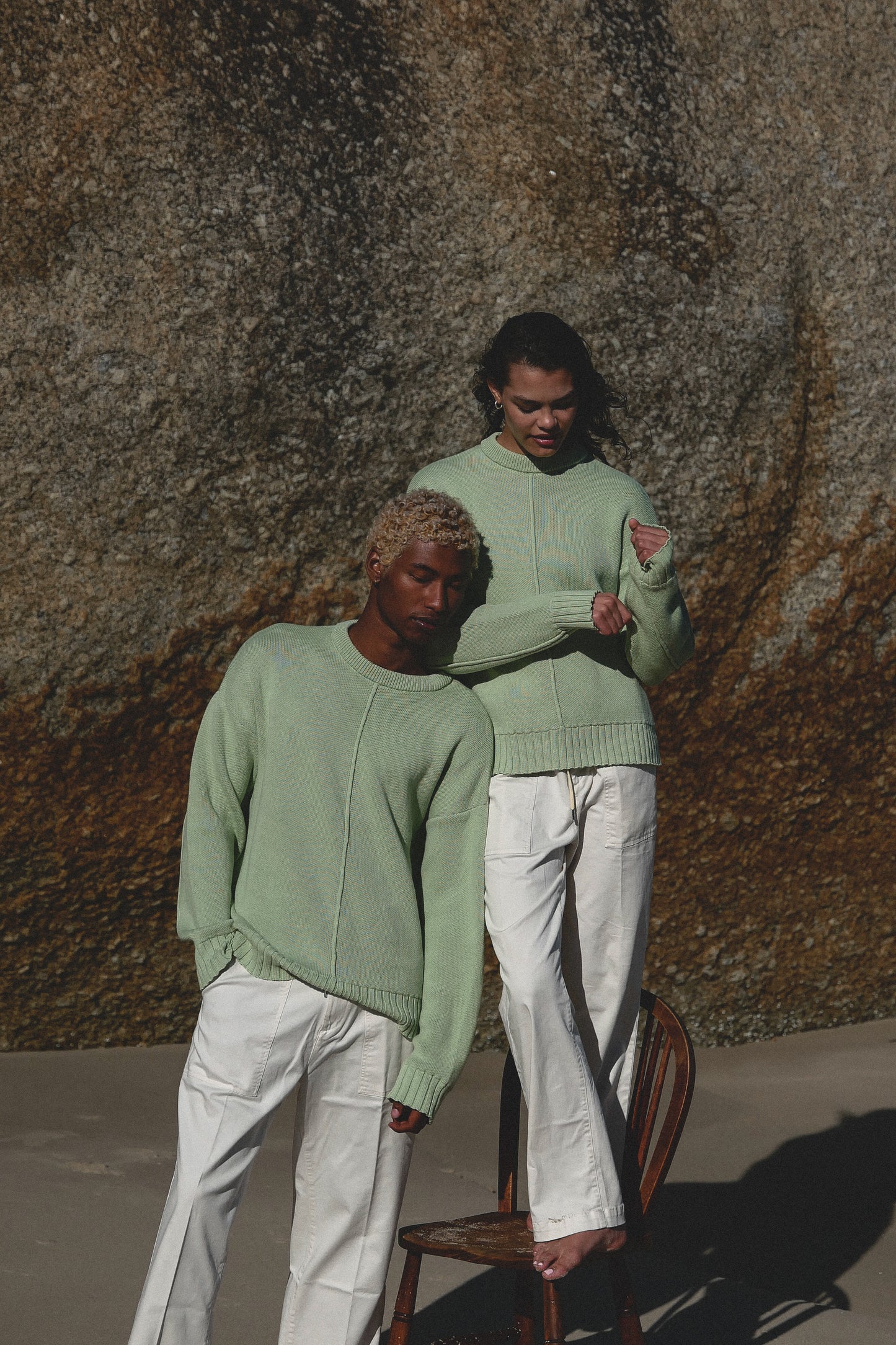 Heavy Knit Sweater - Pistachio